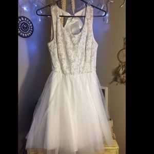 White homecoming dress